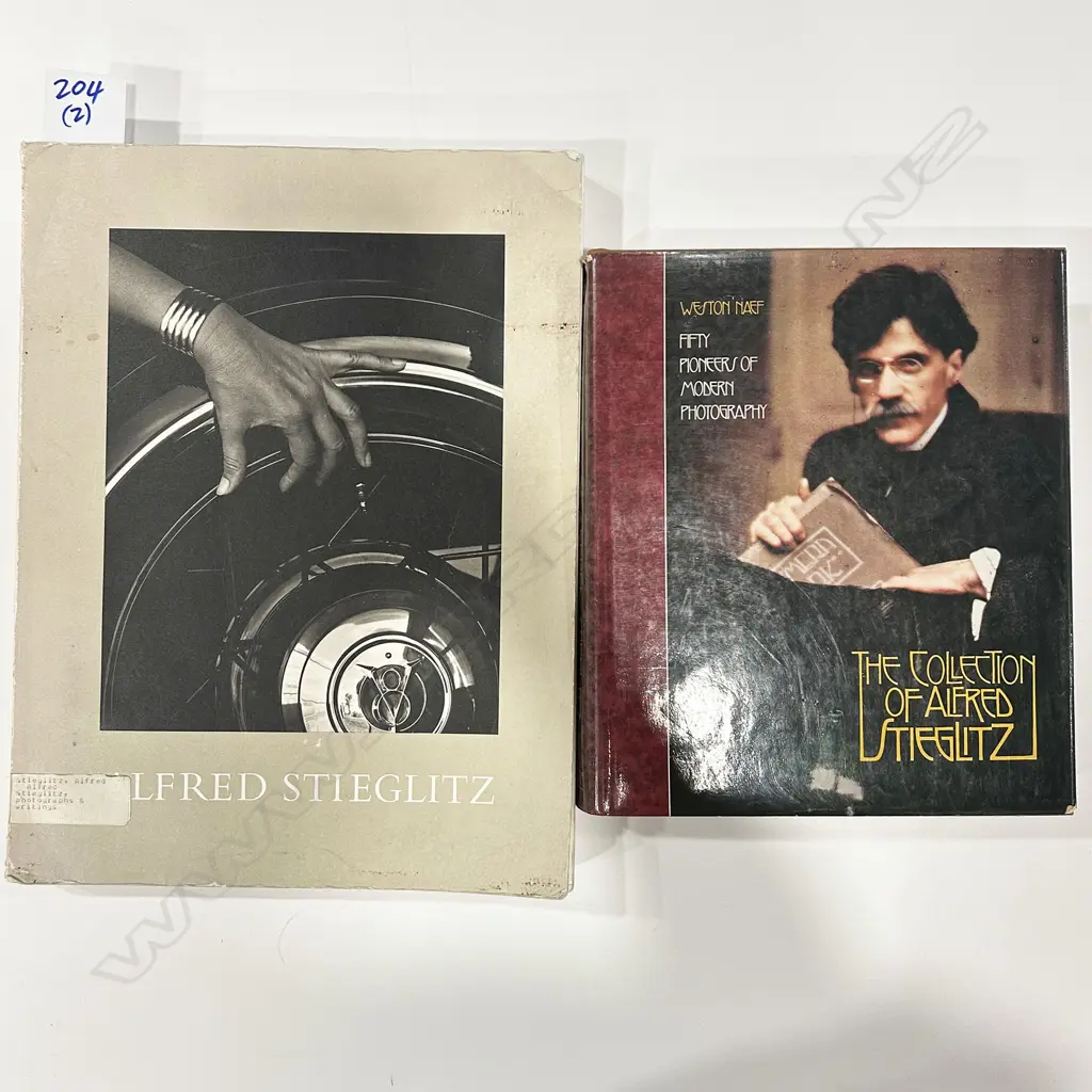 TWO BOOKS: ALFRED STIEGLITZ PHOTOGRAPHY Image 1++
